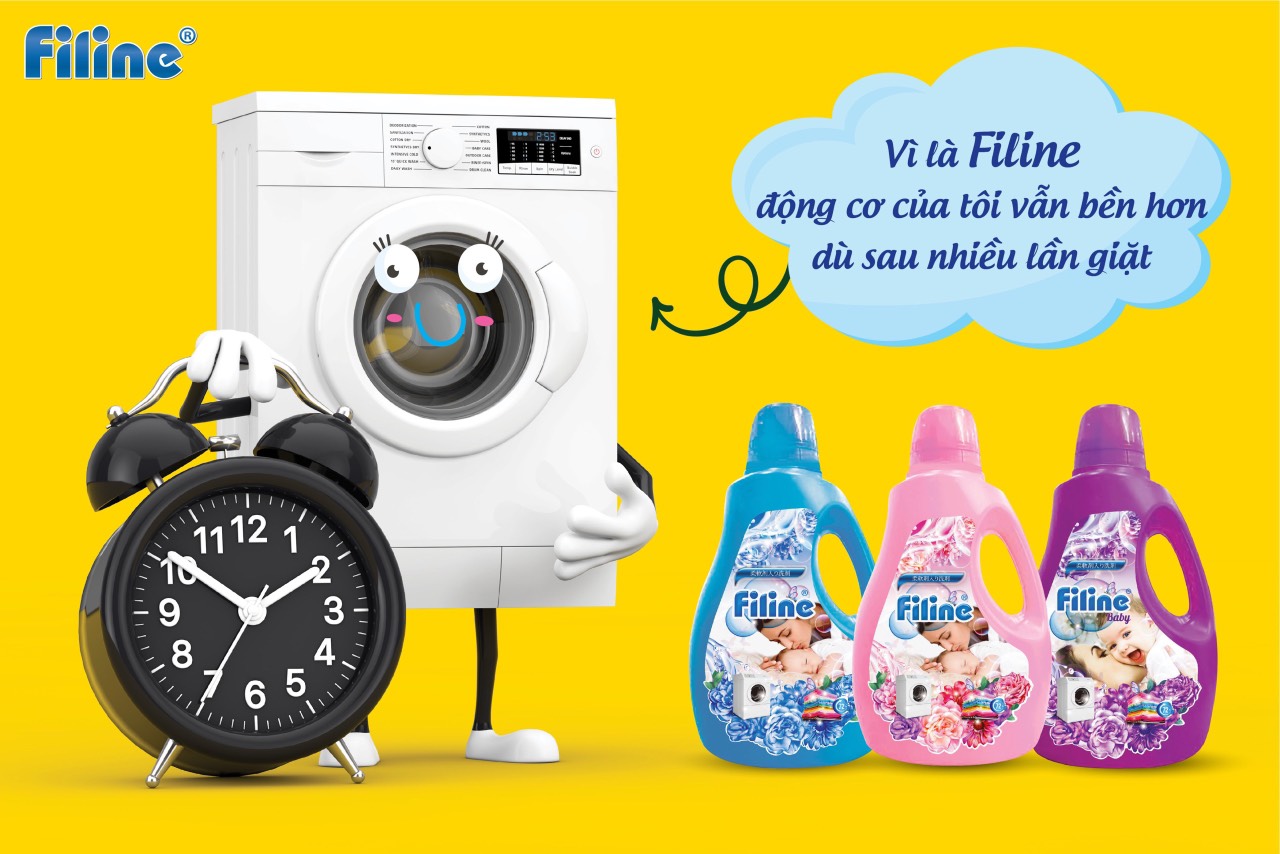 VÌ SAO NÊN SỬ DỤNG NƯỚC GIẶT XẢ FILINE CHO MÁY GIẶT